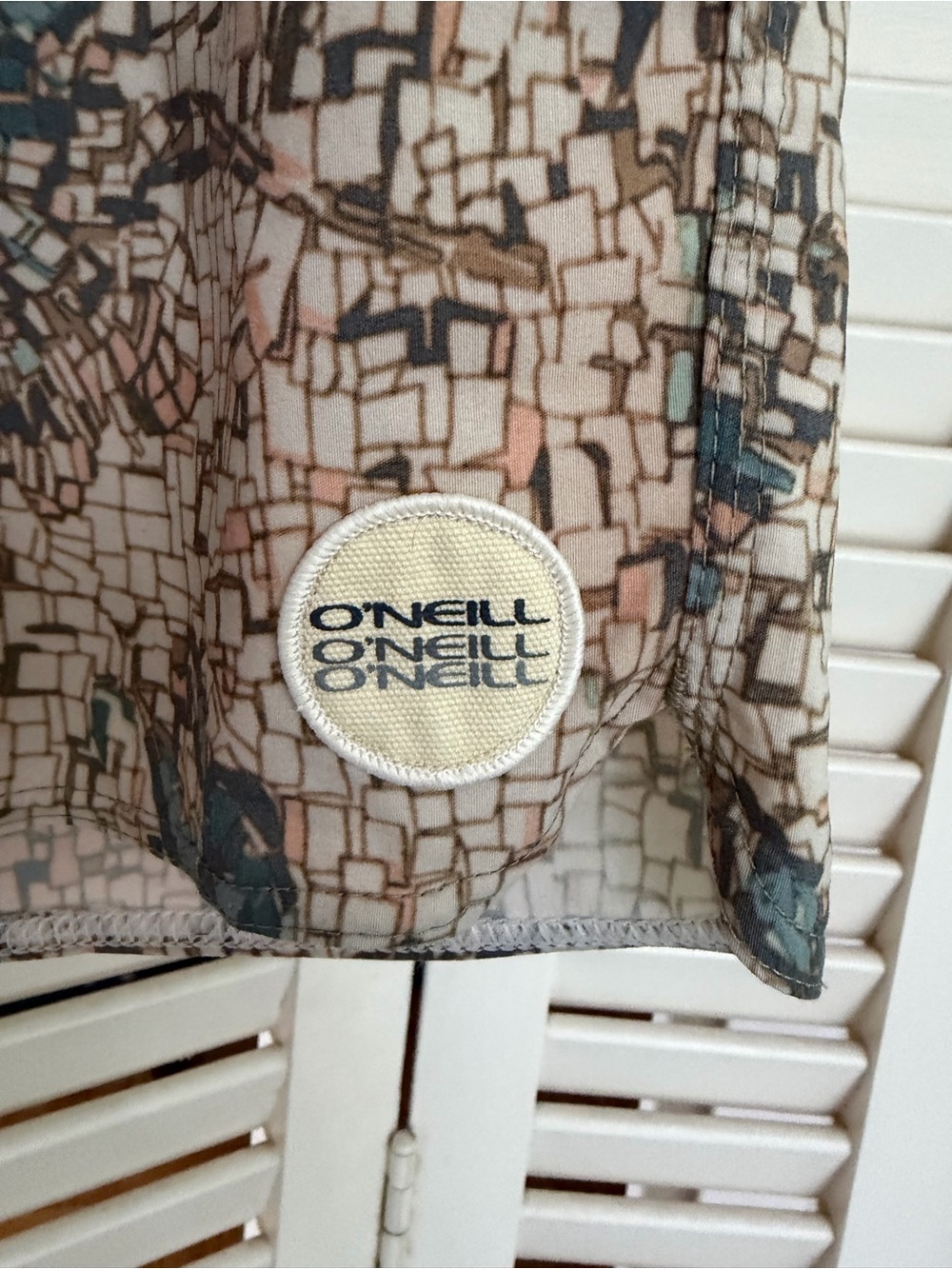 O’Neill Cruzers Mosaic Haze Board Shorts Mens 29 Floral Surf Swim Trunks - Picture 3 of 8